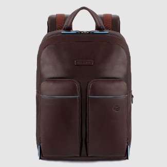 Piquadro Rucksack für PC und Ipad B2V aus Mahagoni-Leder CA5575B2V / MO