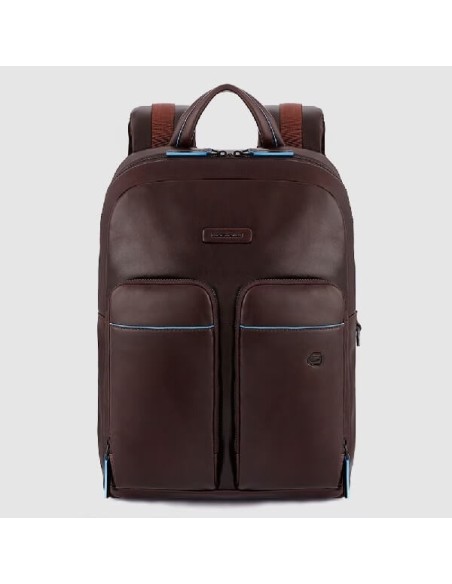 Piquadro Rucksack für PC und Ipad B2V aus Mahagoni-Leder CA5575B2V / MO