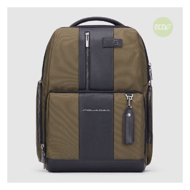 Piquadro Brief2 militärgrüner Rucksack - CA4532BR2 / VMN