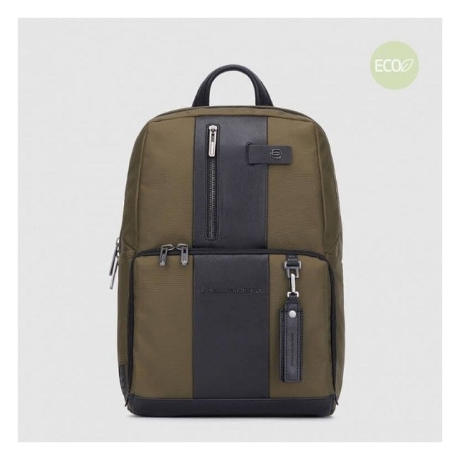 Piquadro Brief2 military green backpack - CA3214BR2 / VMN