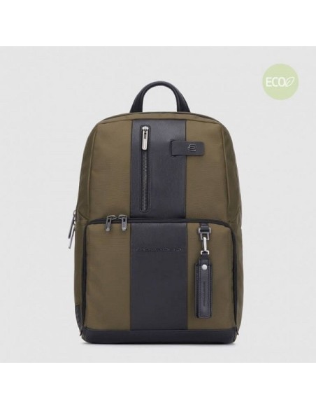 Piquadro Brief2 military green backpack - CA3214BR2 / VMN