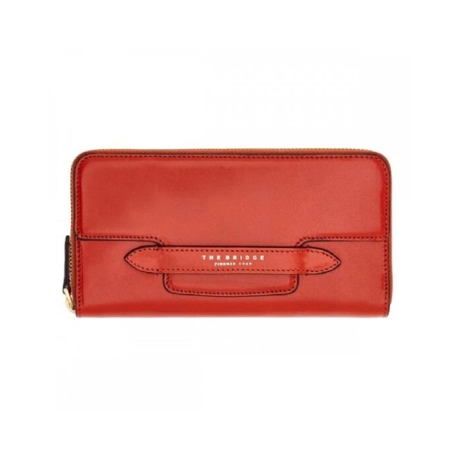 The Bridge Lucrezia women's wallet in rust leather - 01733201