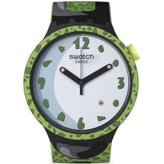 Orologio Swatch x Dragonball Cell vede e nero - SB01Z401