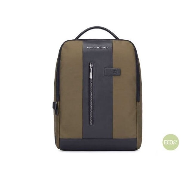 Zaino Piquadro Brief2 verde militare e nero  CA4818BR2/VMN