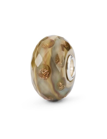 Trollbeads Vetro Bagliore di Bronzo - TGLBE30094