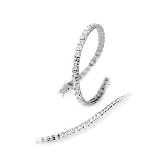Bracciale Tennis oro e Diamanti - BR37600C