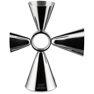 Alessi Quadri combo Jigger x bar in steel - GIA28