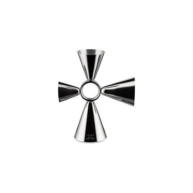 Alessi Quadri combo Jigger x bar in steel - GIA28