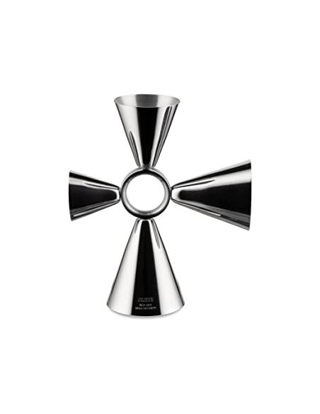 Alessi Quadri combo Jigger x bar in steel - GIA28