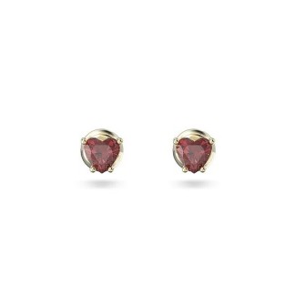 Swarovski Red Heart Drop Earrings - 5639133