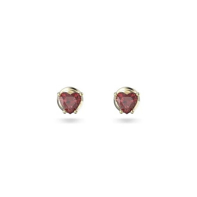 Swarovski Orecchini Lobo Stilla Cuore Rosso - 5639133