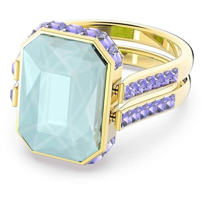 Swarovski Anello Orbita verde acqua  e blu, viola  5640248