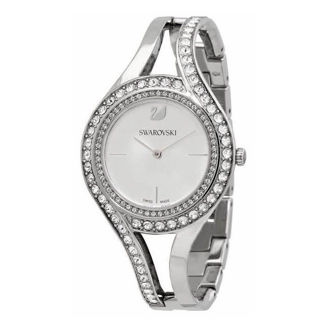 Halbstarre Swarovski Eternal Uhr mit Kristallpavè 5377545