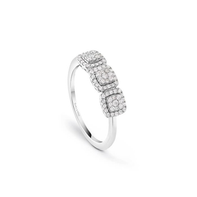Salvini Bagliori Trilogie-Ring mit Diamantpavé - 20094165