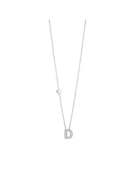 Salvini Be Happy necklace letter D with diamonds - 20089233