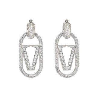 Valentina Ferragni Caro Zirconia Pendant Earrings - DVF-OR-PE3