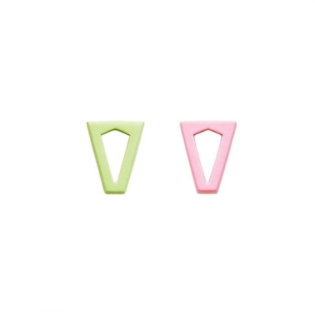 Valentina Ferragni Earrings Joy Baby Pink & Green -DVF-OR-LO1