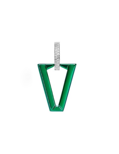 Valentina Ferragni Metallic Green Mono earring -DVF-OR-LU10