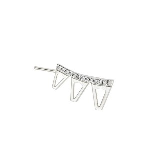 Valentina Ferragni Mono earring Elle Silver -DVO-OR-LO6
