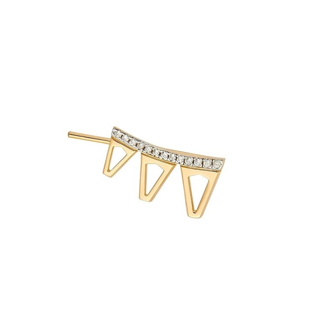 Valentina Ferragni Elle Gold Mono earring -DVO-OR-LO5