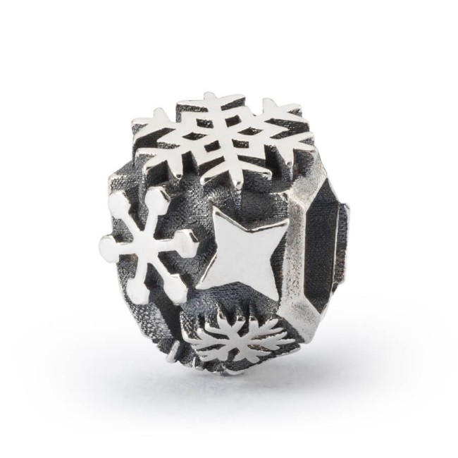Trollbeads Argento Fiocchi di Neve -TAGBE20255