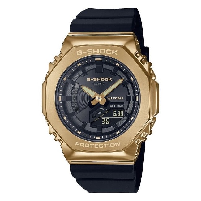 Orologio uomo Casio G-Shock nero e dorato GM-S2100GB-1AER