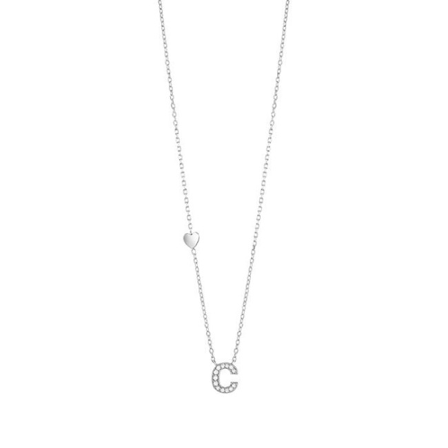 Salvini Be Happy necklace letter C with diamonds - 20089232