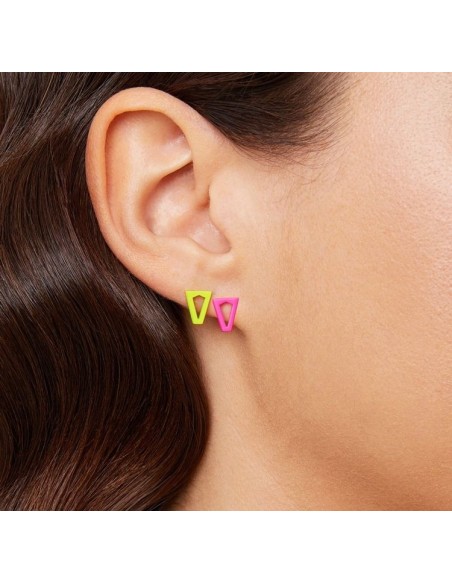 Valentina Ferragni Earrings Joy Fluo Pink & Lime -DVF-OR-LO2