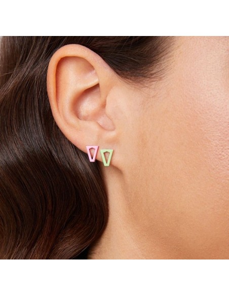 Valentina Ferragni Earrings Joy Baby Pink & Green -DVF-OR-LO1
