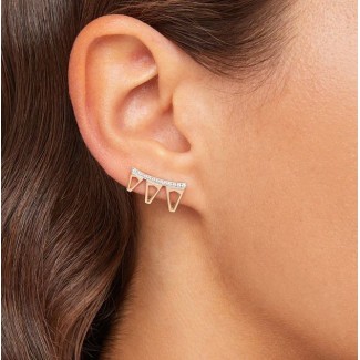 Valentina Ferragni Elle Gold Mono earring -DVO-OR-LO5 2