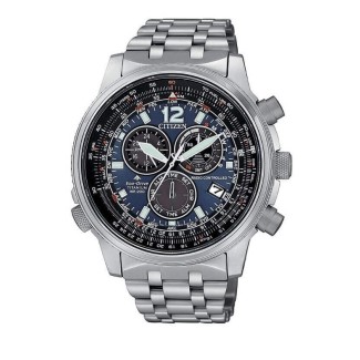 Citizen Radio Controlled Chrono Pilot blau CB5850-80L Uhr