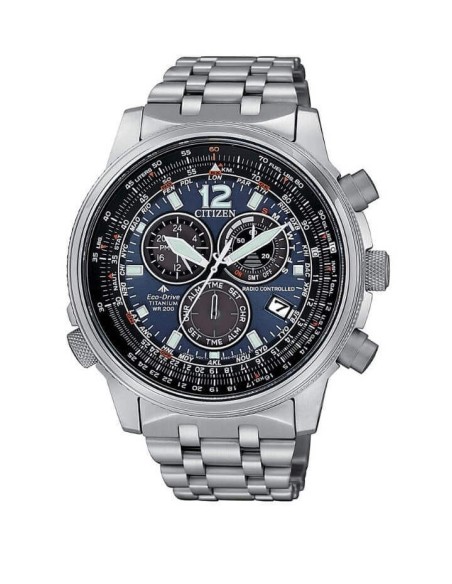 Citizen Radio Controlled Chrono Pilot blue CB5850-80L watch