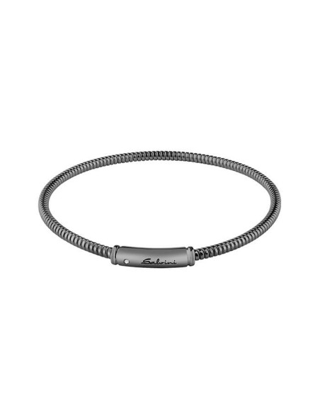 Salvini Minimal Pop bracelet in burnished gold and diamonds - 20071756