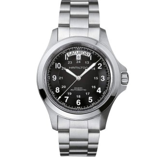 Orologio Hamilton Khaki Field King Auto Nero - H64455133