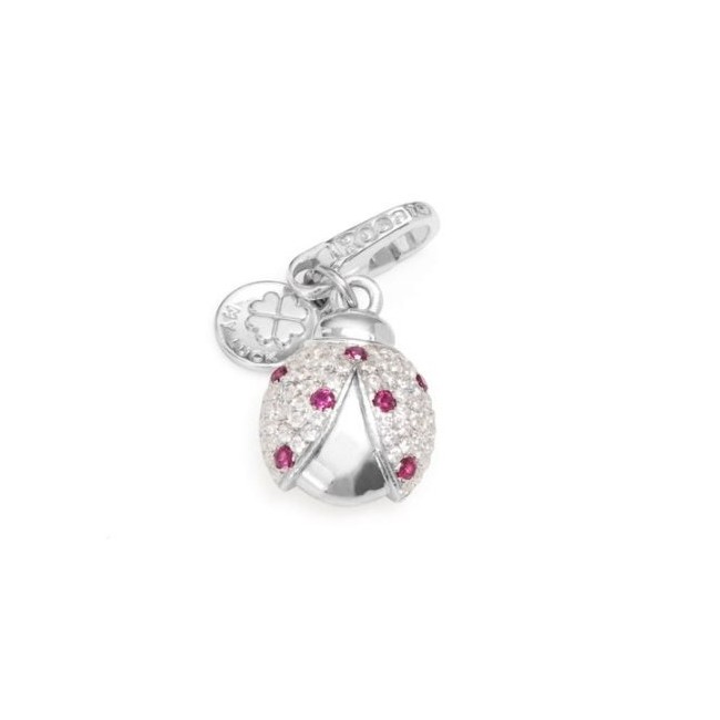 Charm Coccinella in argento - LU007