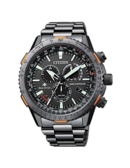 Orologio Citizen Radiocontrollato Chrono Pilot brunito CB5007-51H