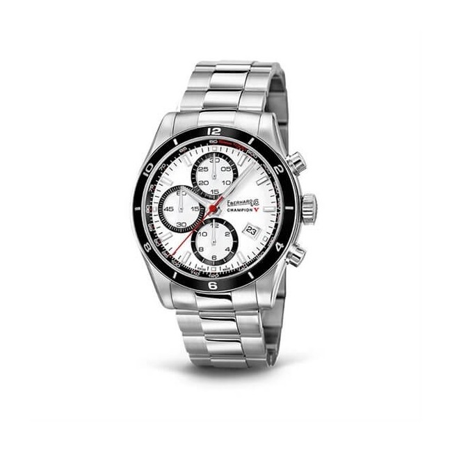 Orologio Chrono Eberhard Champion V bianco - 31063CA