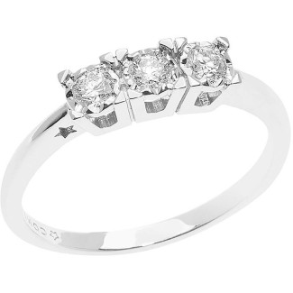 Comete Momenti Trilogy Ring mit Diamanten - ANB2641