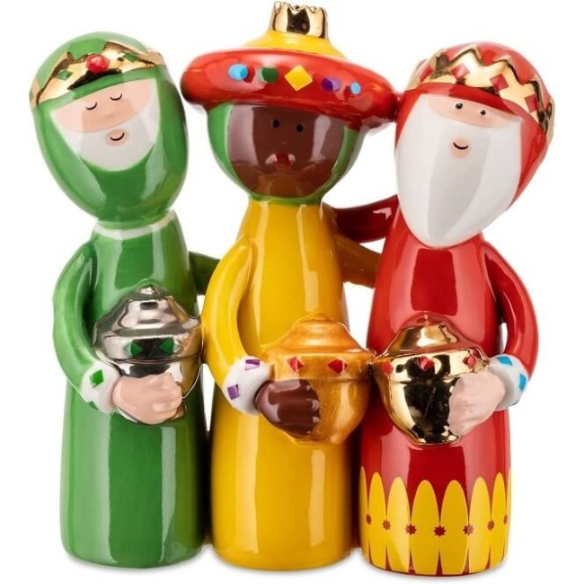 Alessi Statuina presepe Uno, Due, Tre Re Magi  AGJ01 4