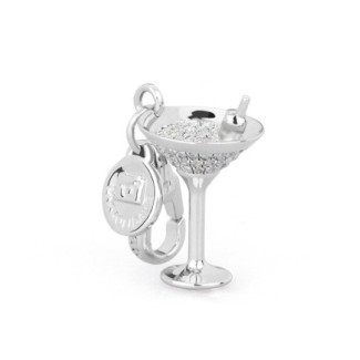 Cocktail Silber Charm-HL009