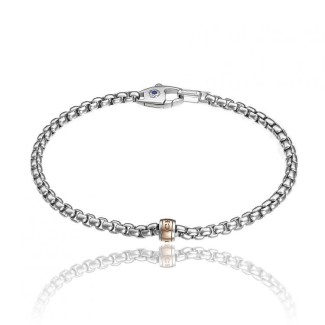 Chimento Men's bracelet in silver and sapphire - 8B10020ZS7200