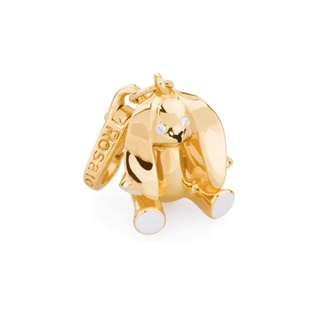 Hase charm gold Vergoldete Silber-BB012