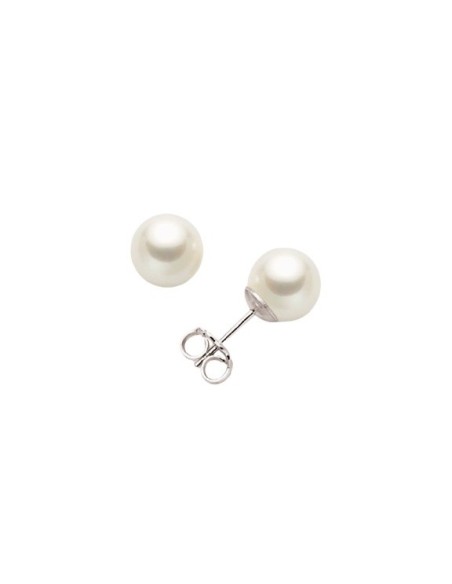 Miluna Akoya Pearl Stud Earrings 7mm - PAA657BM