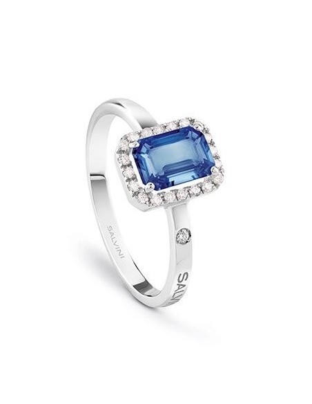 Anello Salvini Sorrento con Tanzanite e diamanti naturali 20094296