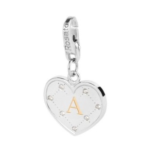 Charm Lettera A in argento - AL001