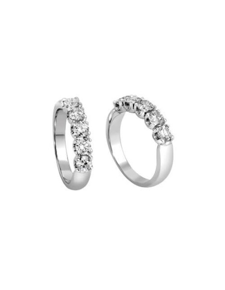 Anello Veretta Giorgio Visconti con cinque diamanti - AB16005H093