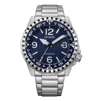 Orologio Citizen Military Automatico blu -  NJ2191-82L