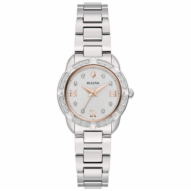 Bulova Classic Lady Nur Zeituhr mit Diamanten 96R250