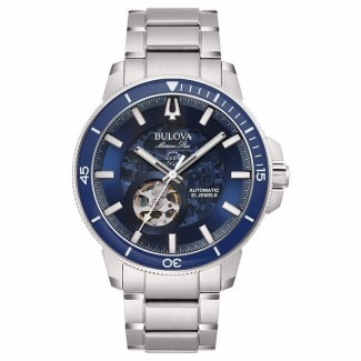 Bulova Marine Star Automatische Blaue Uhr 96A289