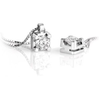 Giorgio Visconti light point necklace with 0.13 ct diamond GB37500G